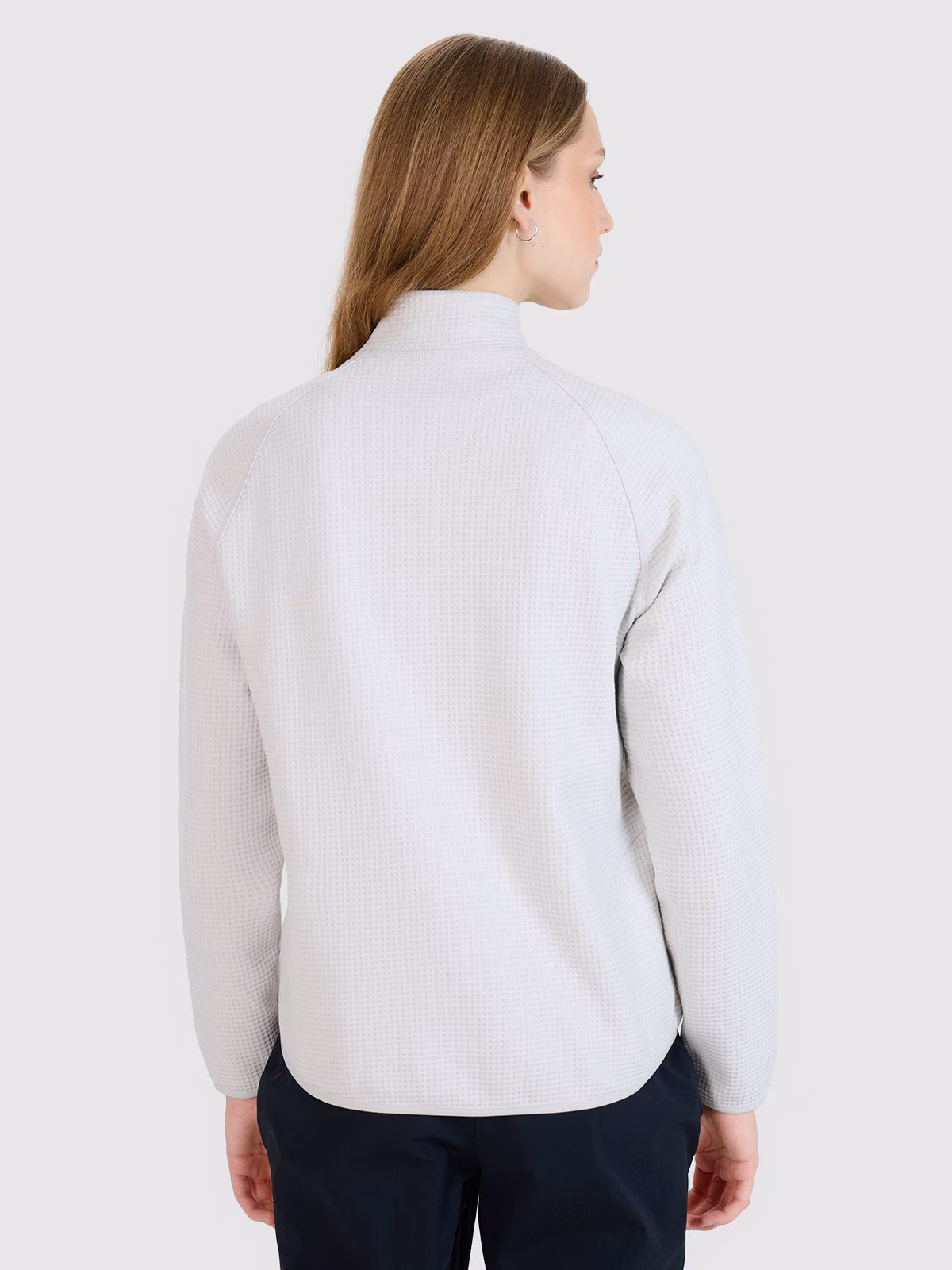 Bluza dresowa rozpinana bez kaptura damska - szara