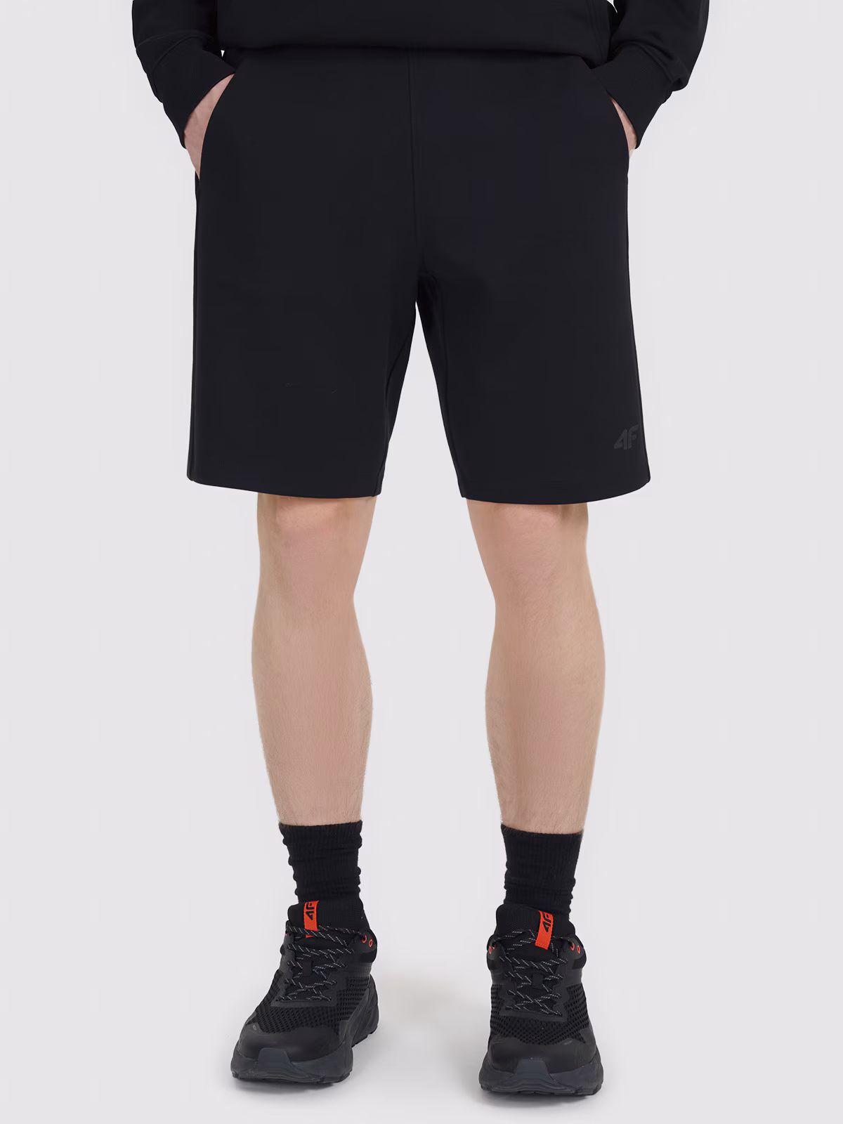 Spodenki dresowe męskie - czarne