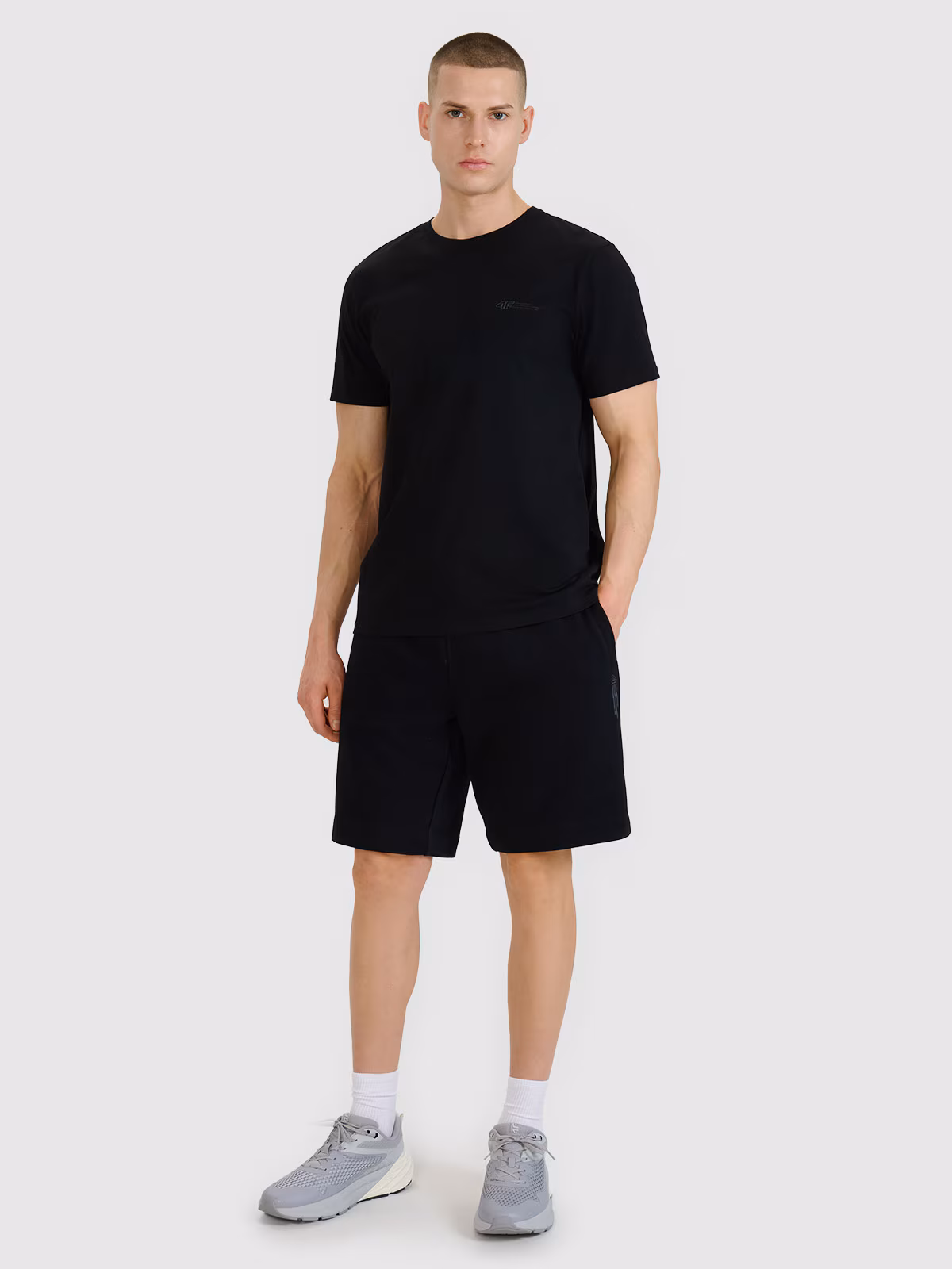 Spodenki dresowe męskie - szare