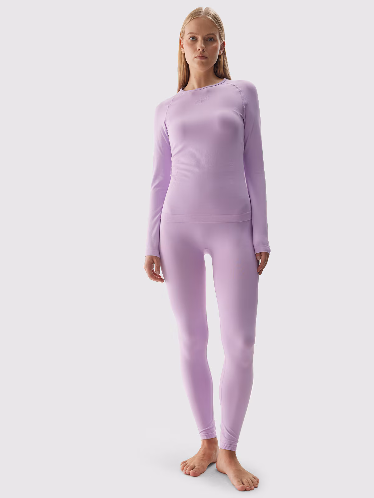 Bielizna termoaktywna bezszwowa (dół) damska - czarna