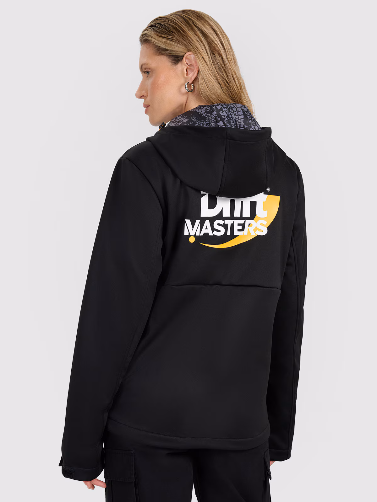 Kurtka softshell wiatroodporna membrana 5000 uniseks 4F x Drift Masters - czarna