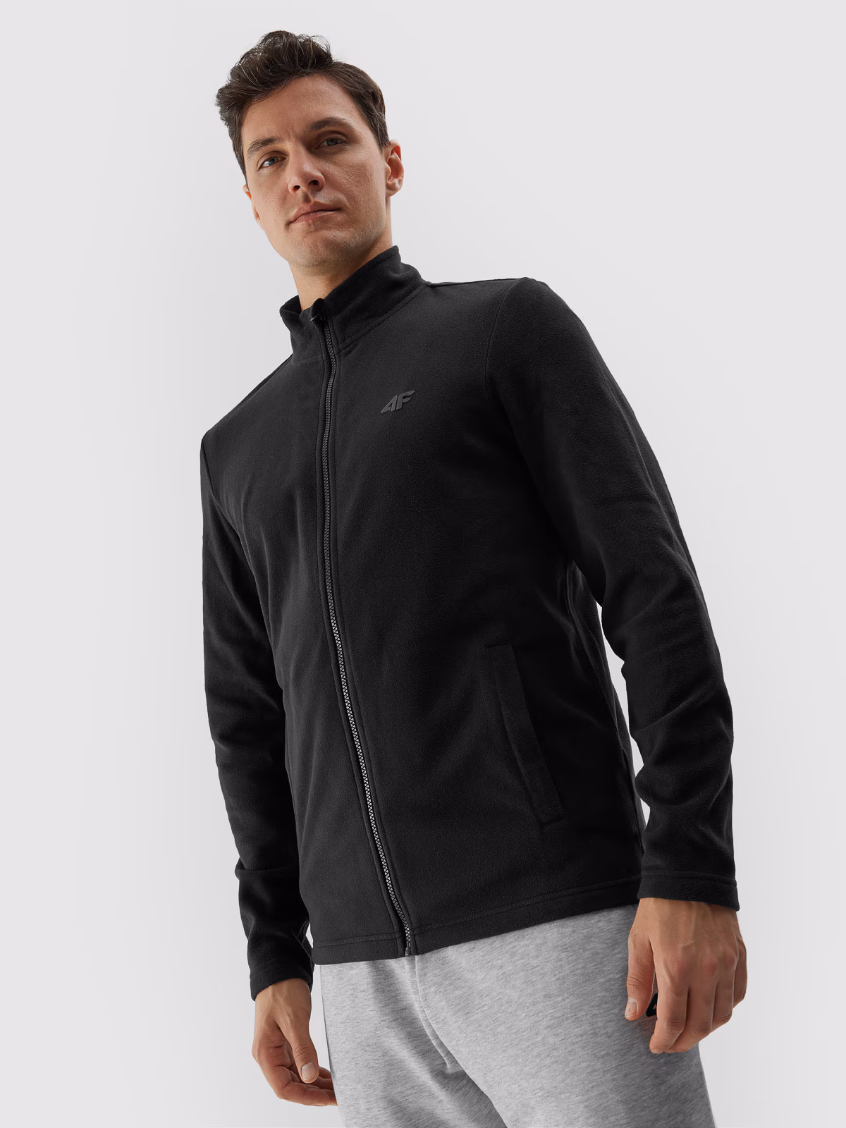 Polar ze stójką regular męski - turkusowy