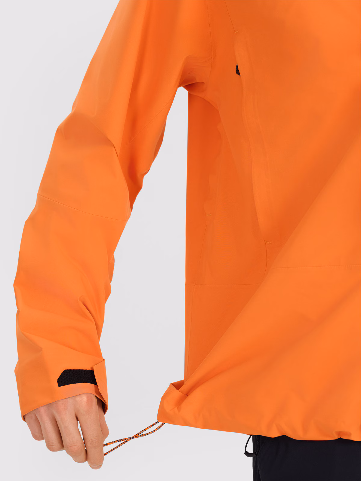 Kurtka trekkingowa membrana 15000 męska - pomarańczowa