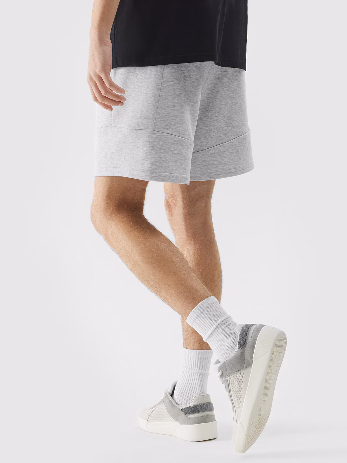 Spodenki dresowe męskie - szare