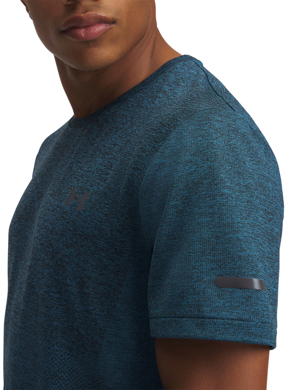 Koszulka do biegania męska Under Armour UA Seamless Stride SS - niebieska