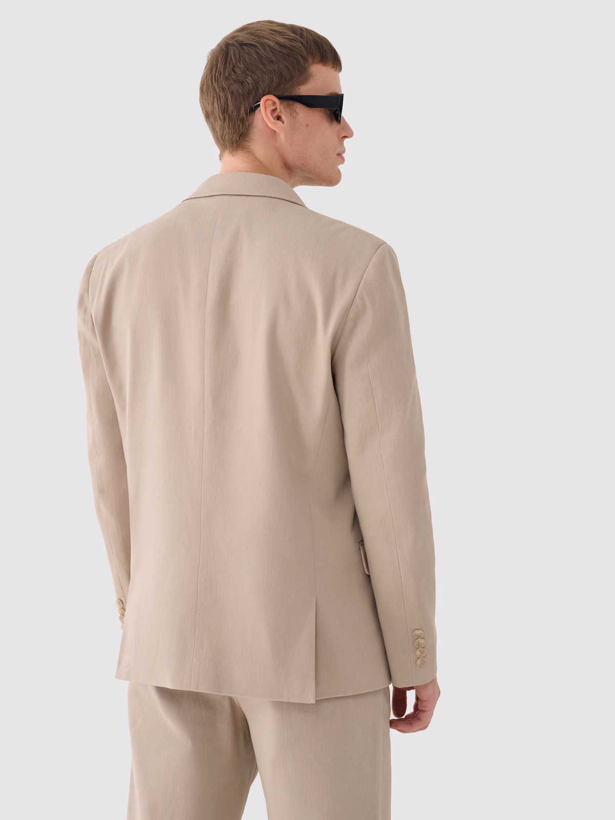 Marynarka regular męska Outhorn - beżowa