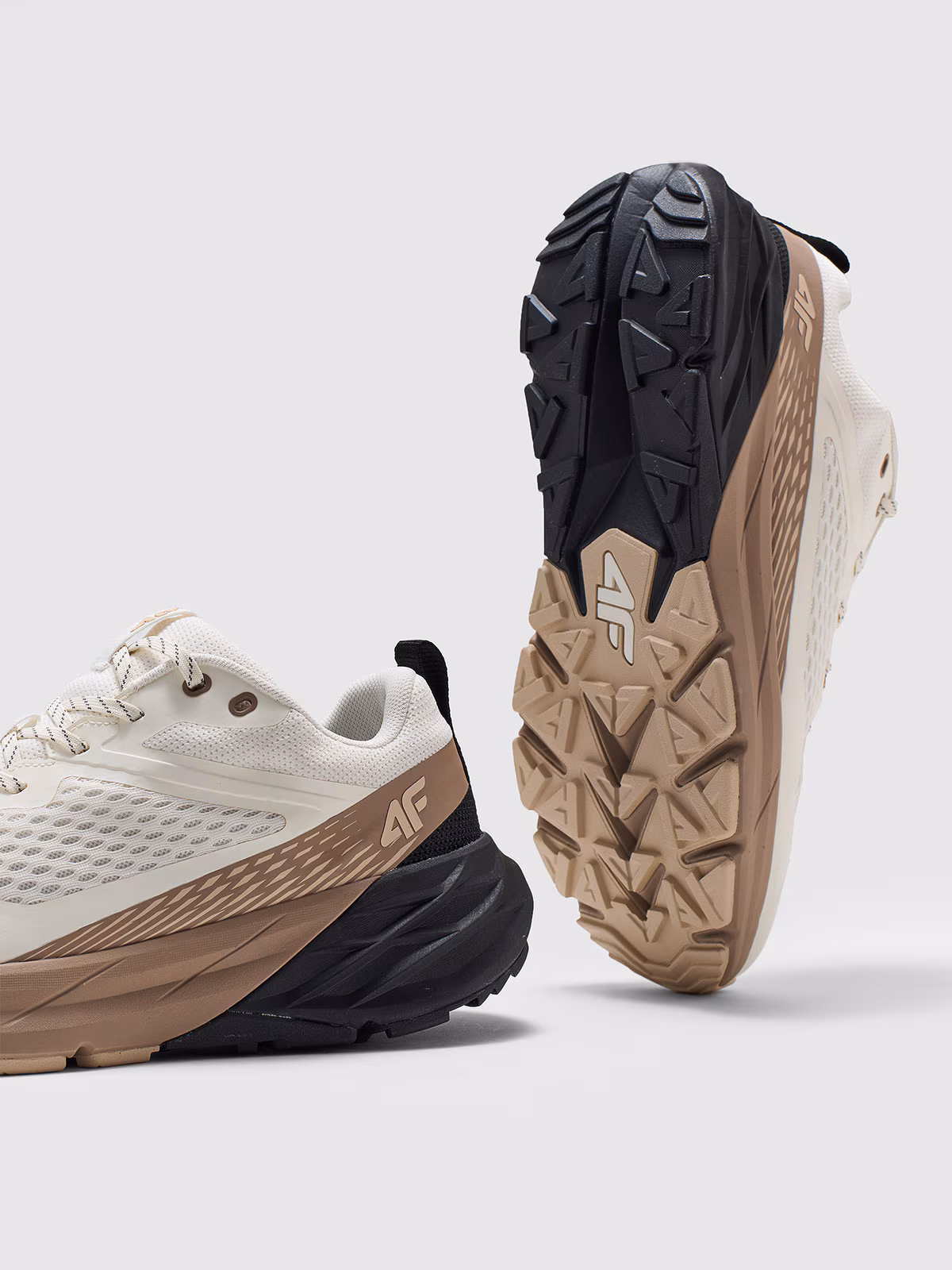 Niskie buty do trekkingu i trailu SPEED HIKER z membraną męskie - beżowe