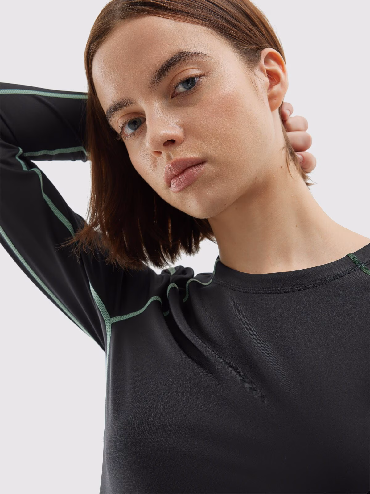 Bielizna termoaktywna skiturowa (góra) damska - czarna