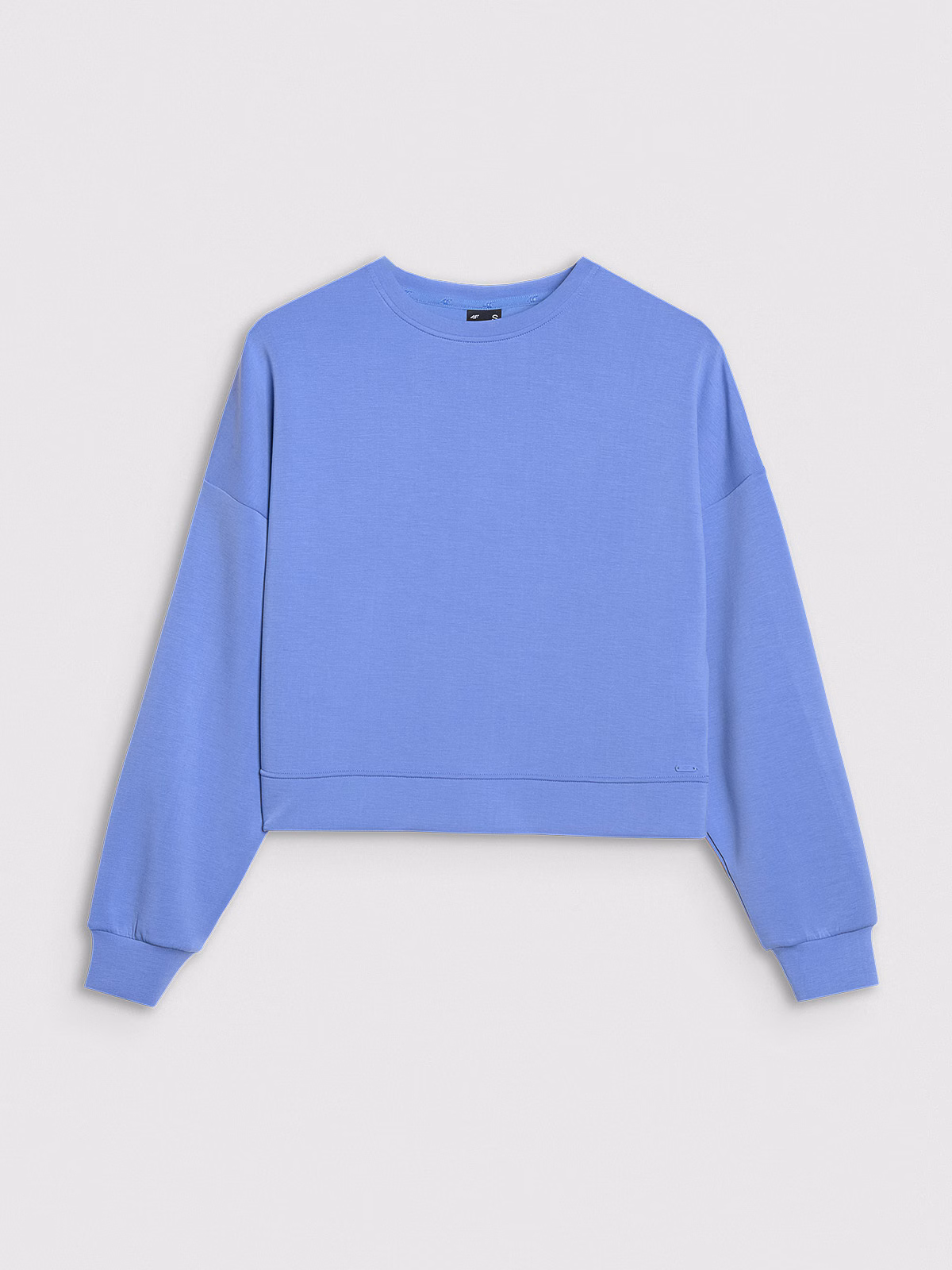 Bluza dresowa nierozpinana z modalem damska - niebieska