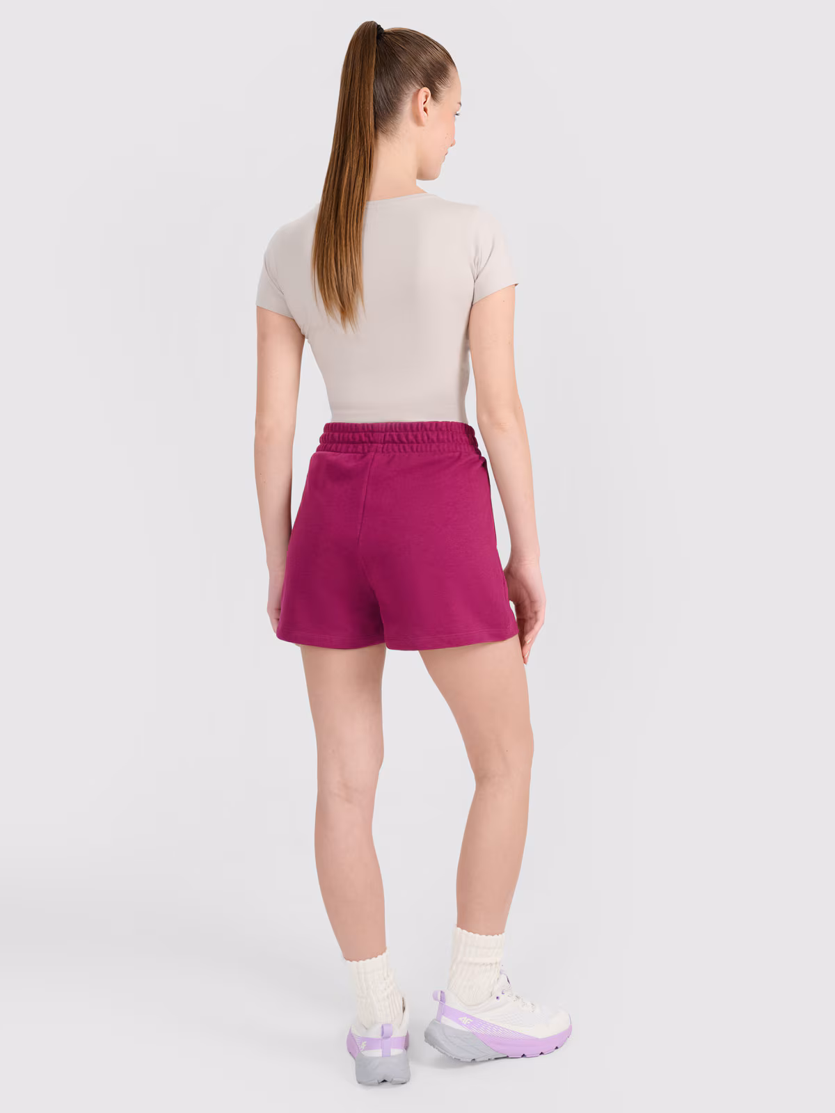 Spodenki dresowe damskie - czarne