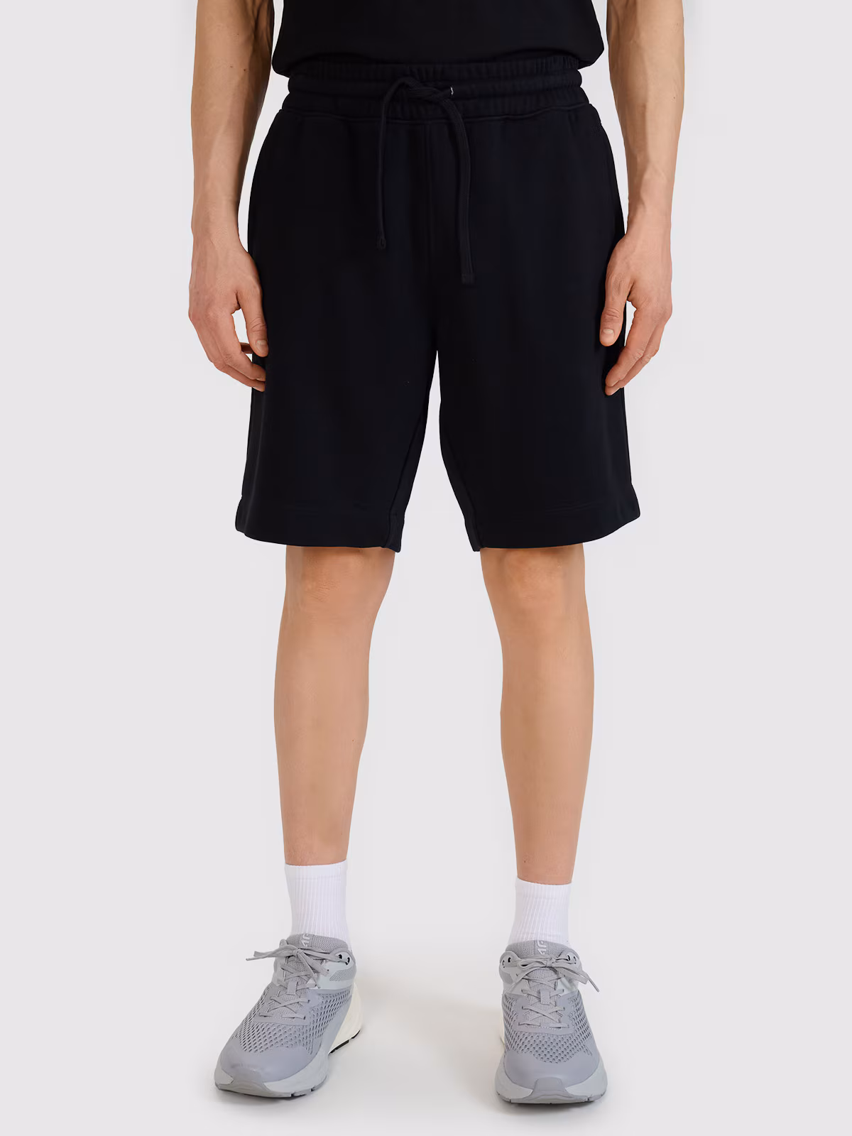 Spodenki dresowe męskie - szare