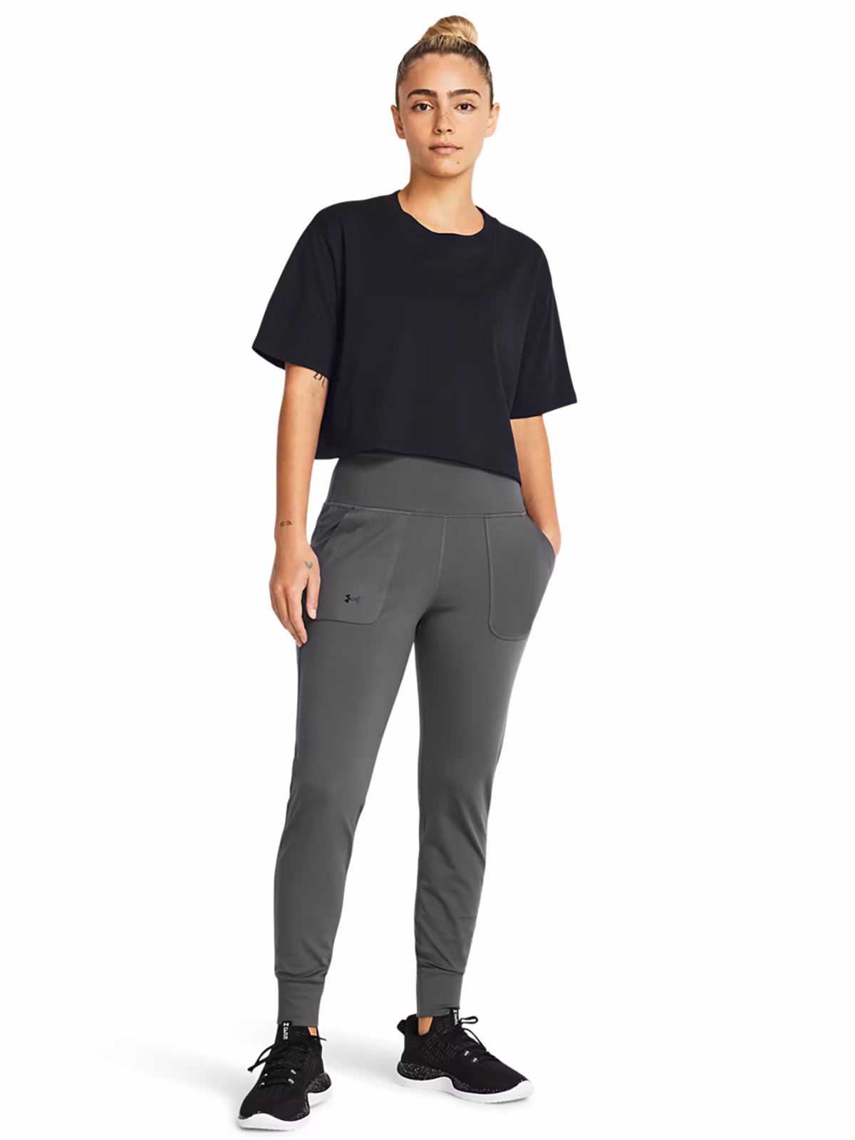 Spodnie treningowe damskie Under Armour Motion Jogger - szare