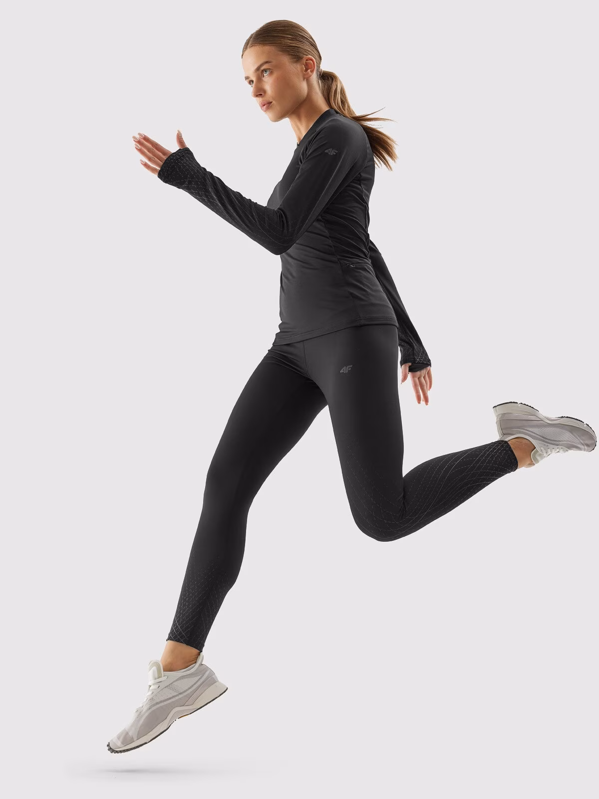 Legginsy do biegania szybkoschnące damskie