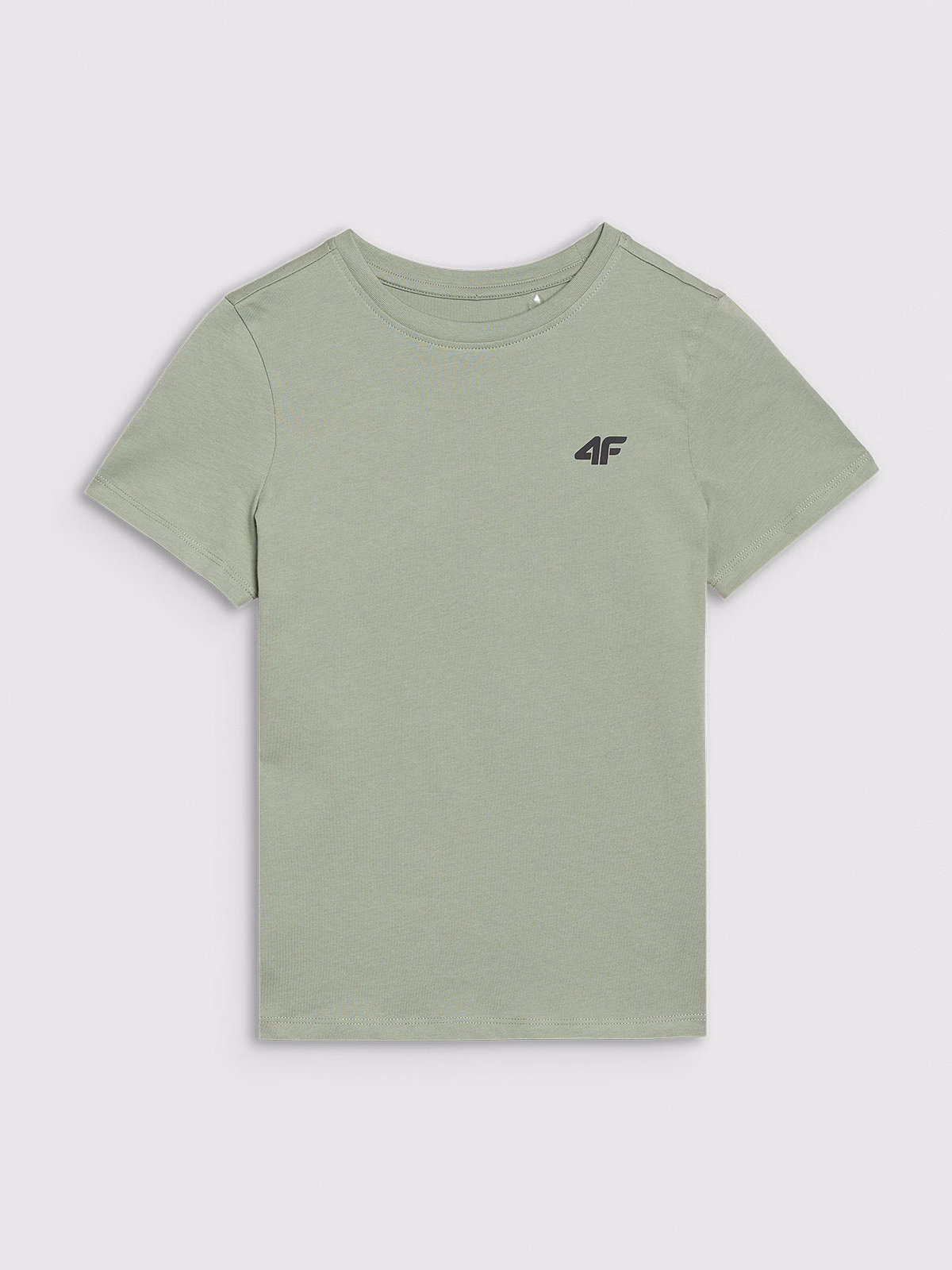 T-shirt regular gładki chłopięcy - czerwony