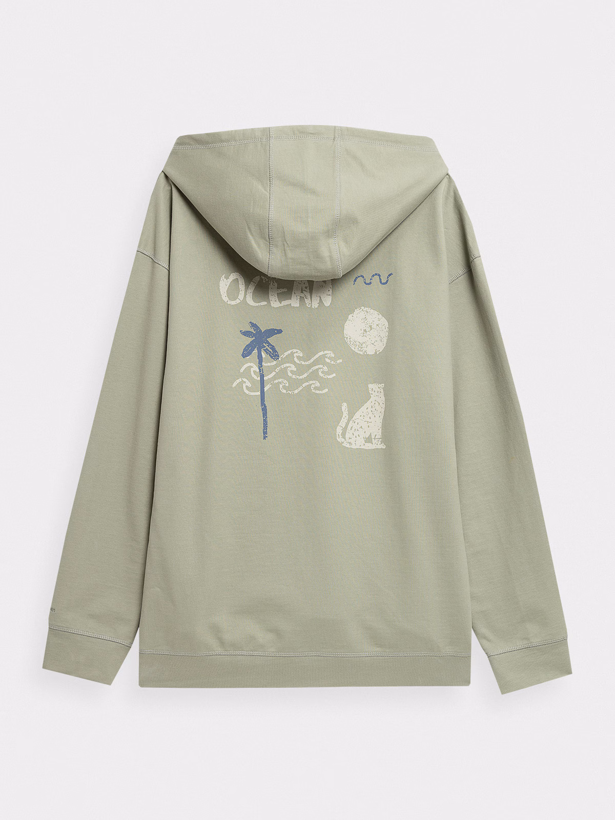 Bluza dresowa nierozpinana z kapturem męska Outhorn - zielona