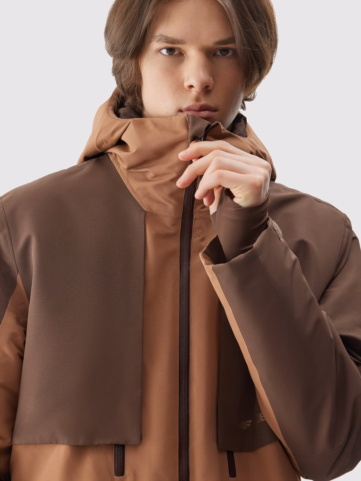 Kurtka snowboardowa membrana 10000 męska - zielona