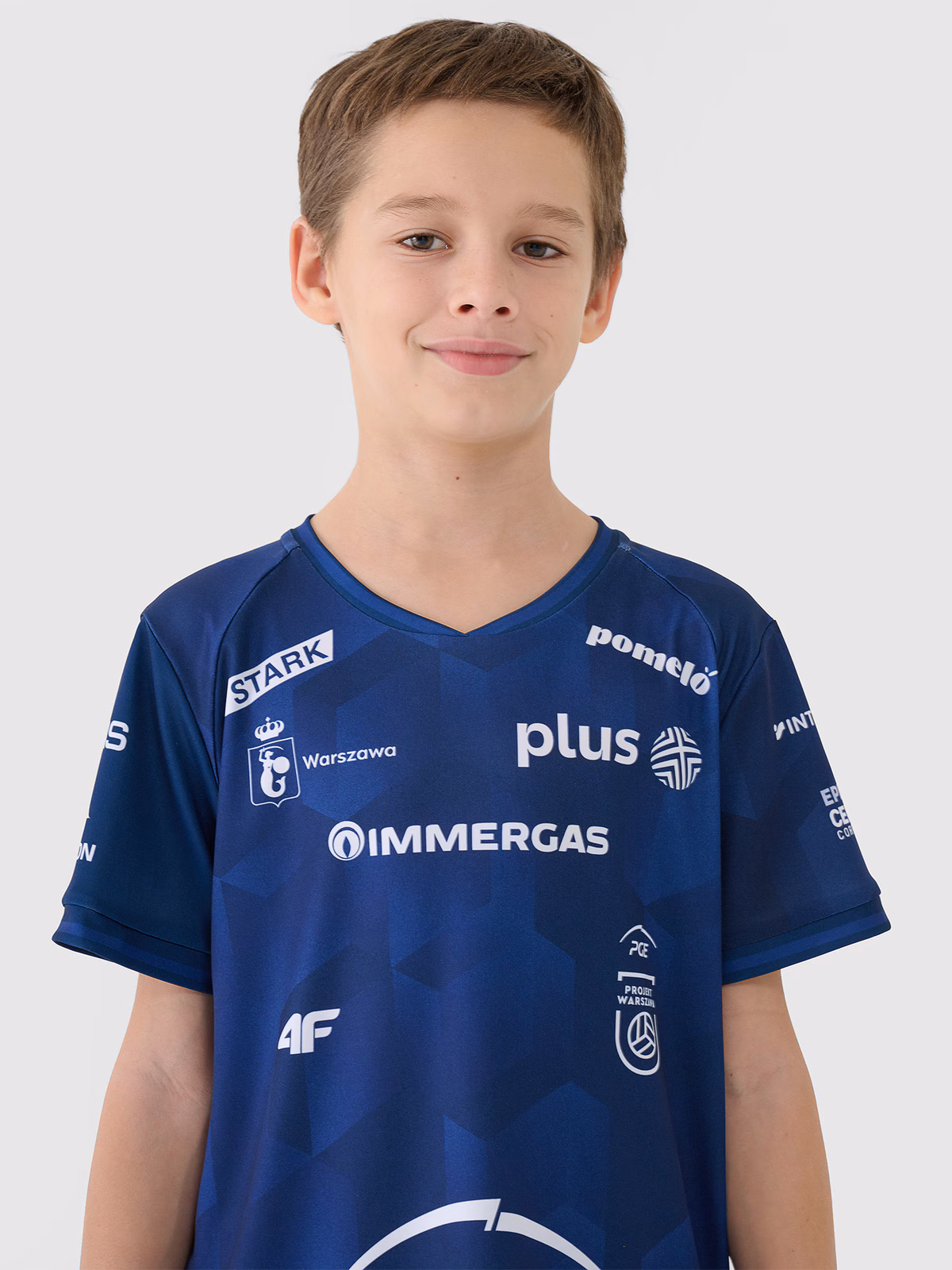 Koszulka meczowa replika wyjazdowa z sezonu 2024/25 dziecięca 4F x PGE Projekt Warszawa - multikolor