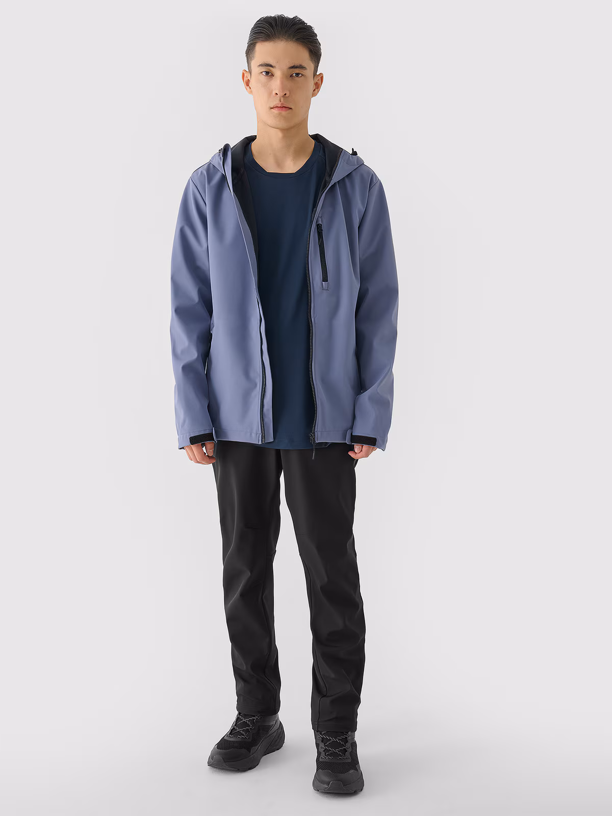 Spodnie softshellowe membrana 5000 męskie - khaki