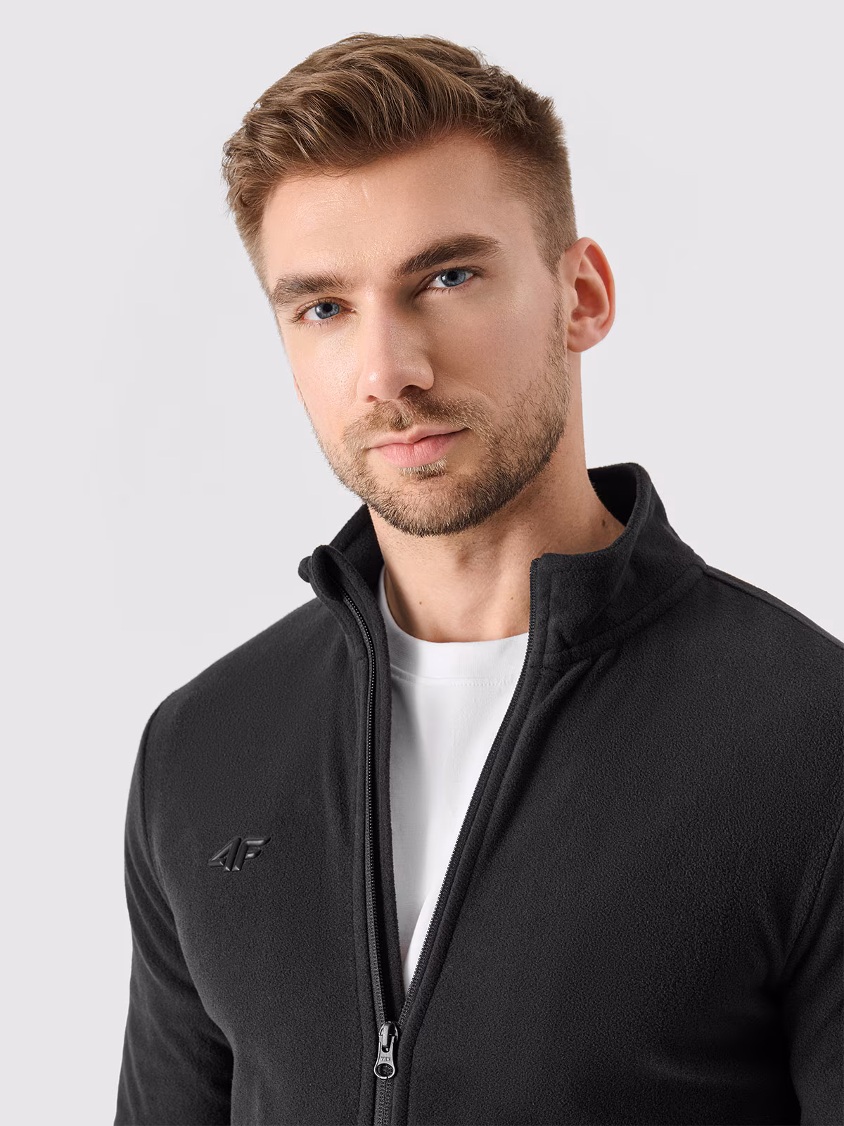 Polar ze stójką regular męski - szary