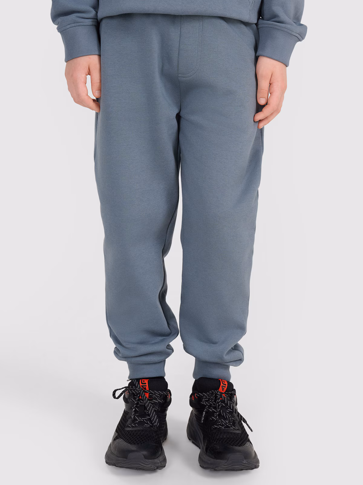 Spodnie dresowe joggery chłopięce - czarne