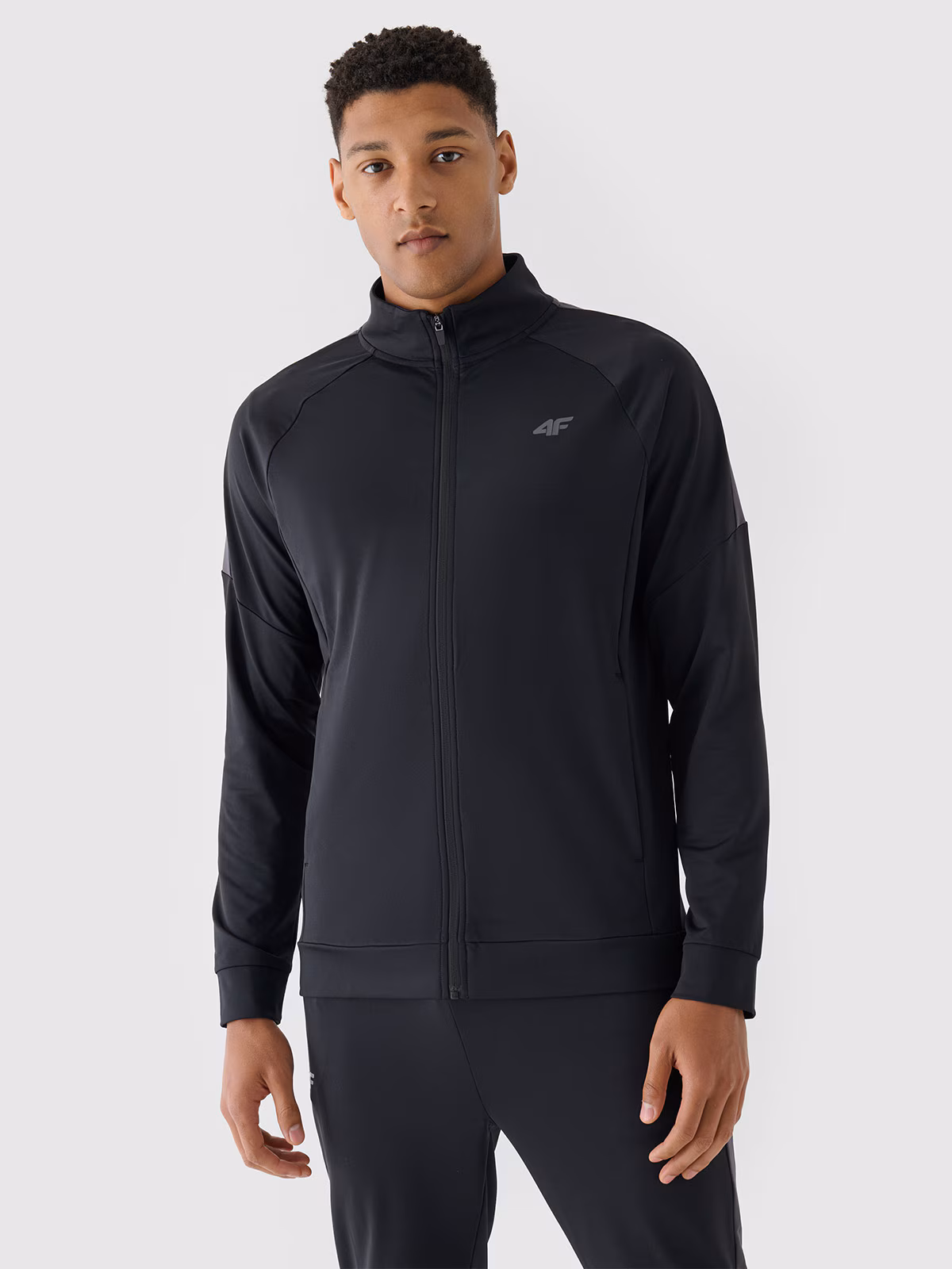 Bluza treningowa szybkoschnąca męska - czerwona