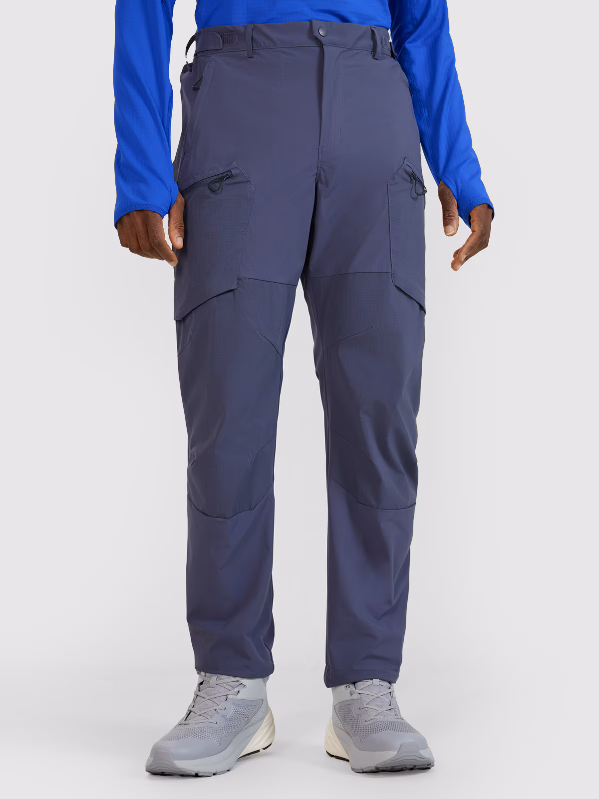 Spodnie trekkingowe szybkoschnące męskie - szare