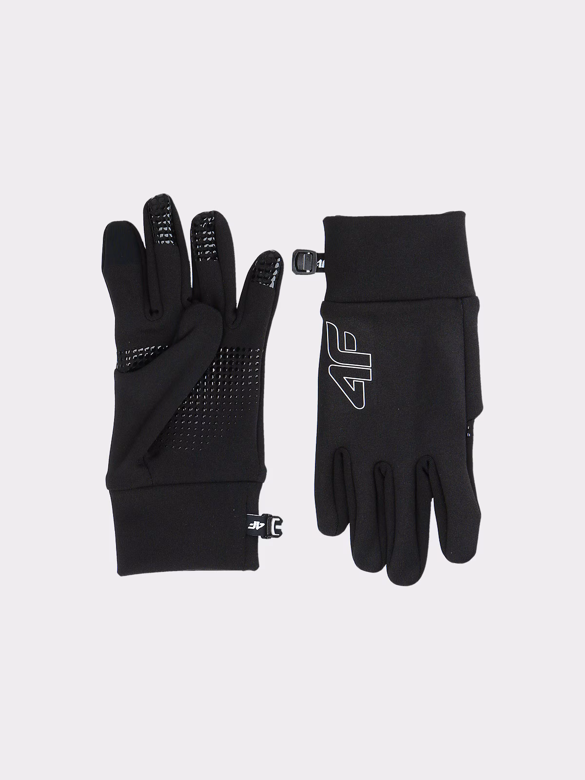 Rękawiczki dzianinowe Touch Screen dziecięce - czarne