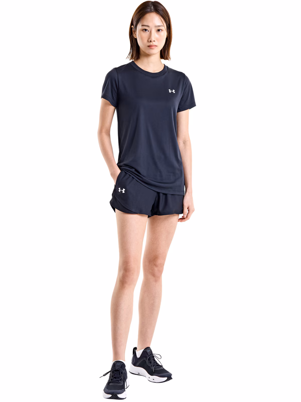 Spodenki treningowe damskie Under Armour Play Up Shorts 3.0 - czarne