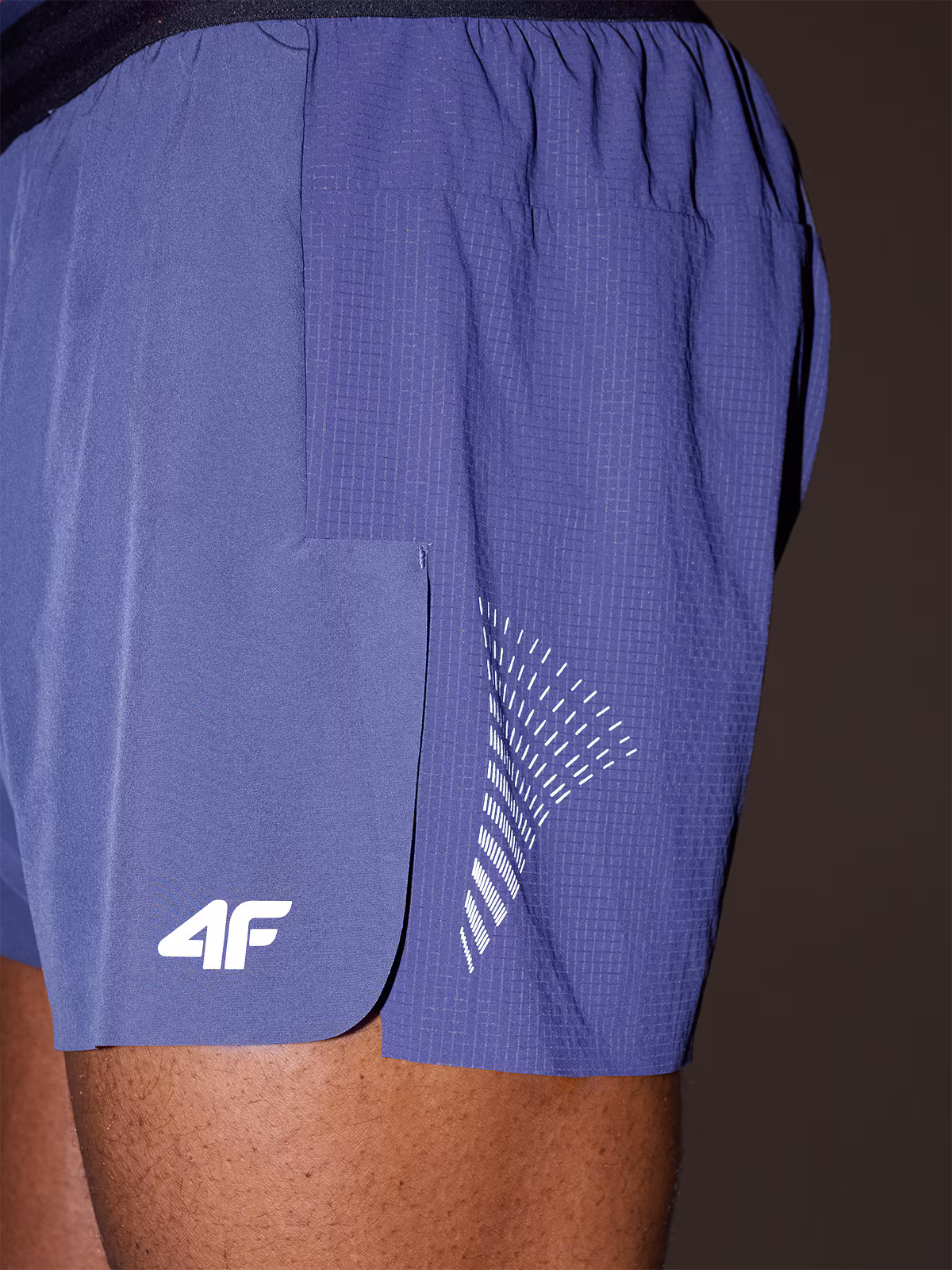 Spodenki do biegania szybkoschnące męskie - szare