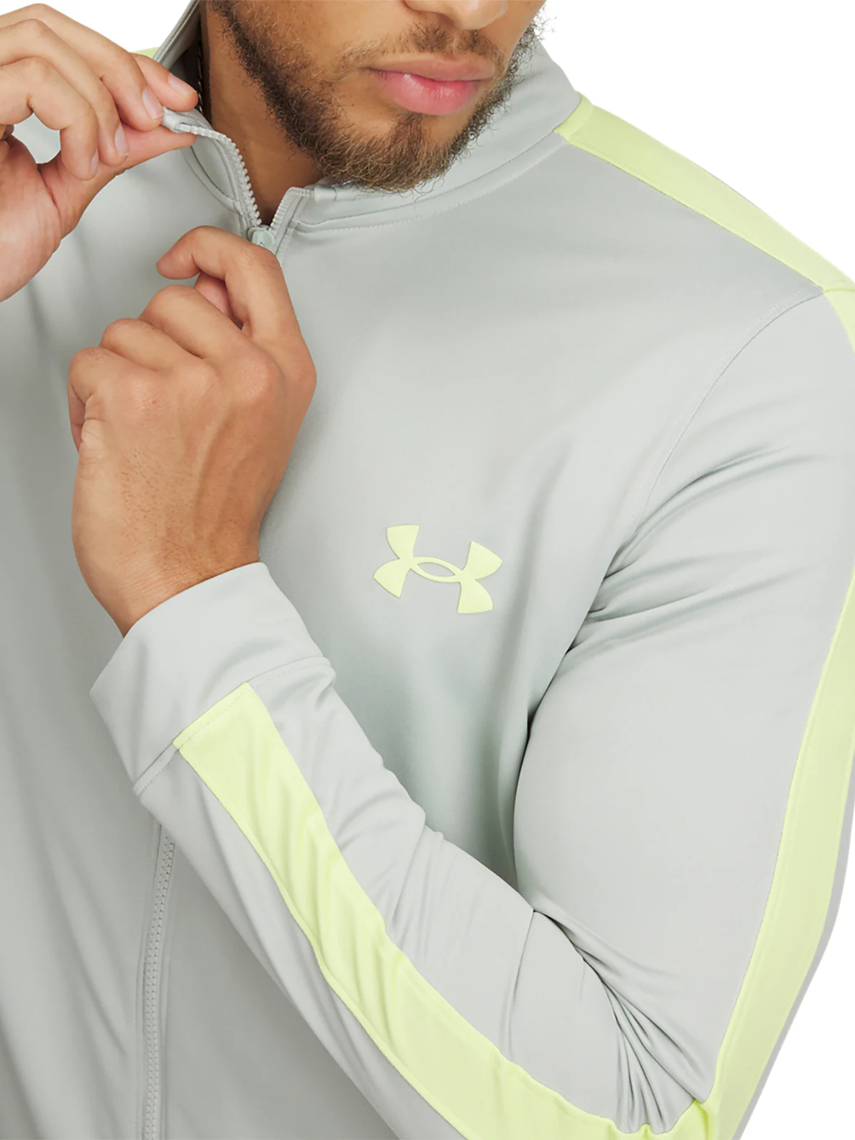 Komplet dresowy męski Under Armour UA Knit Track Suit - zielony
