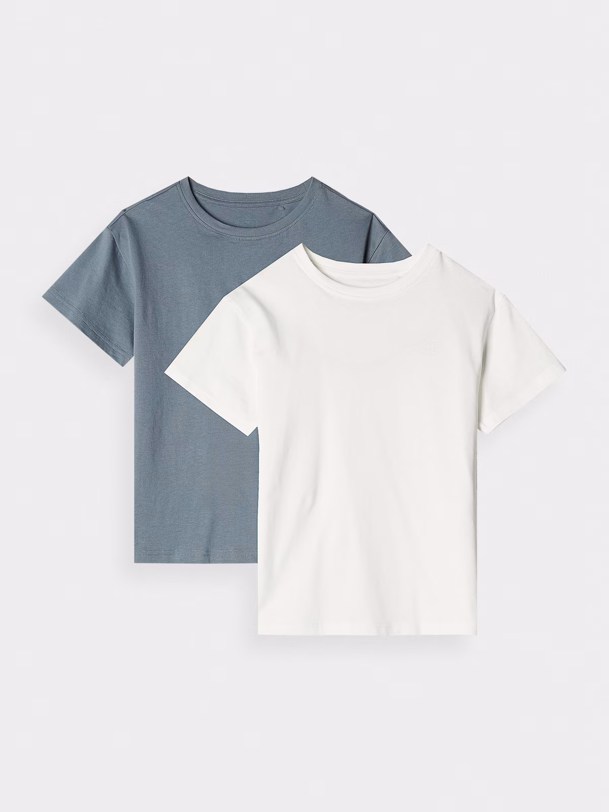 T-shirt gładki (2-pack) dziecięcy - multikolor