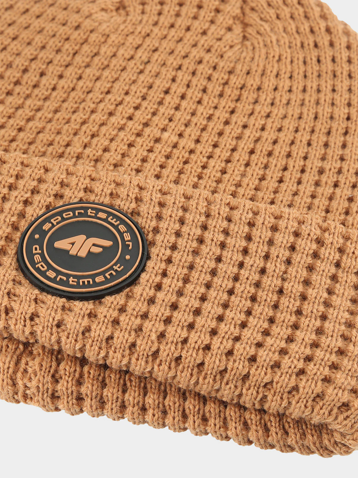 Czapka zimowa chłopięca - beżowa