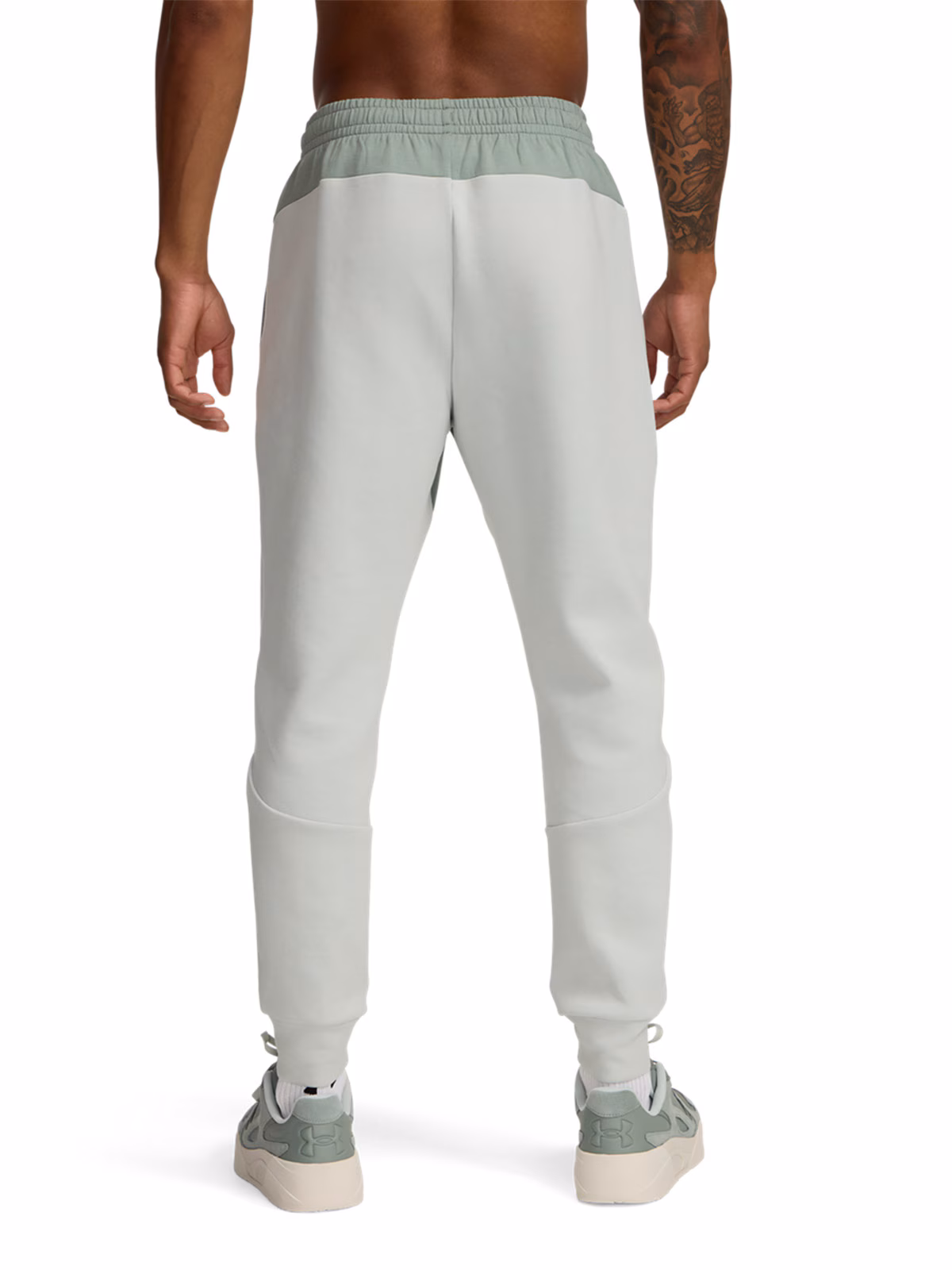 Spodnie dresowe męskie Under Armour UA Unstoppable Flc Jgr Eu - brązowe