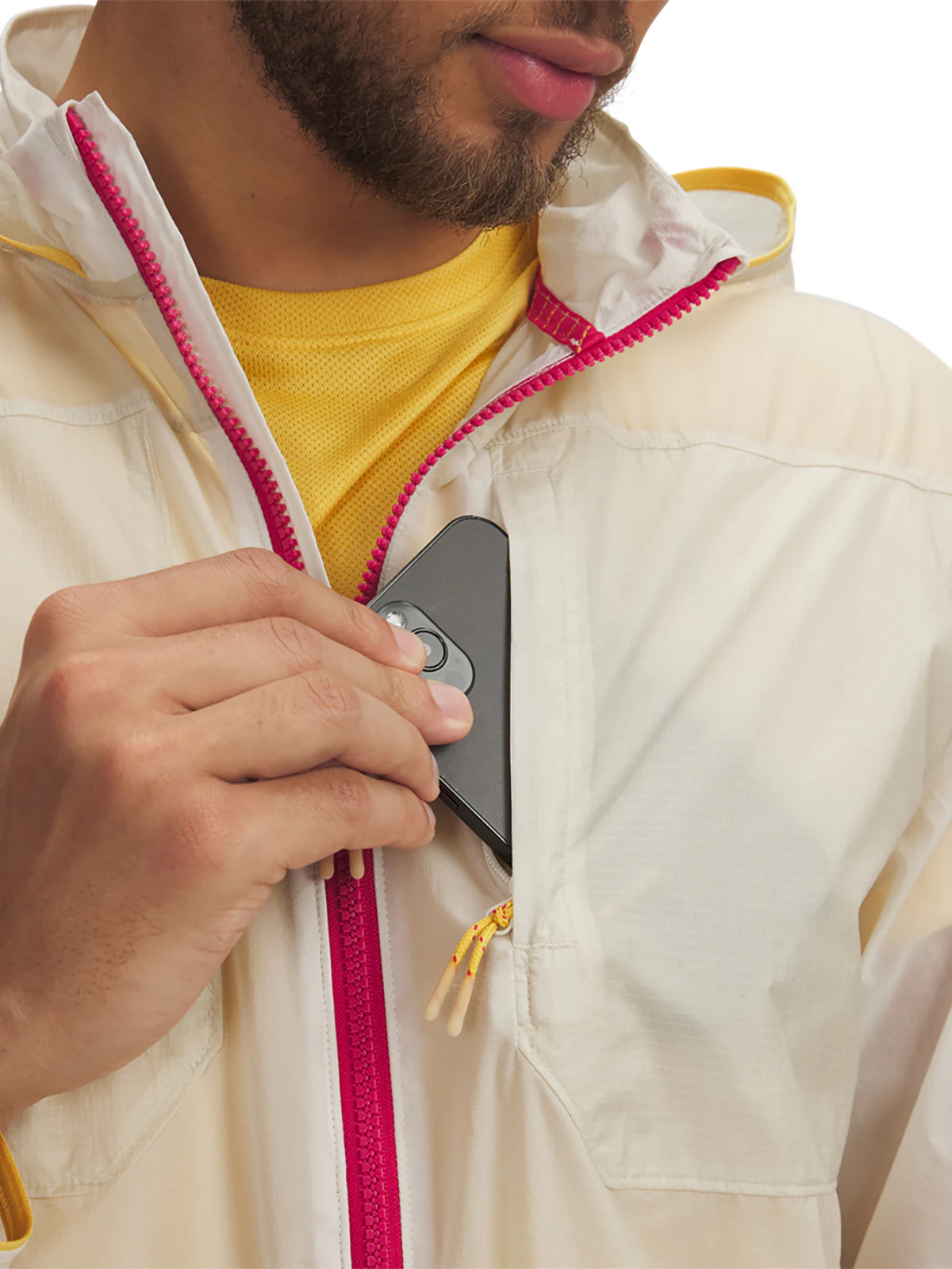 Kurtka do biegania męska Under Armour UA Trail Run Jacket - beżowa