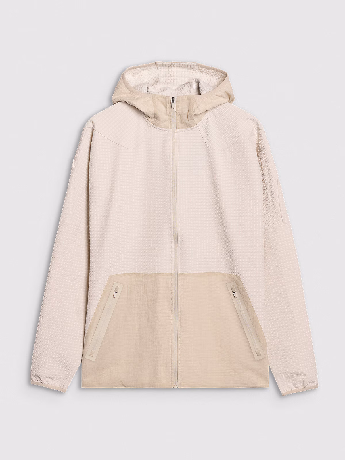 Bluza treningowa rozpinana z kapturem męska 4F x Robert Lewandowski - biała