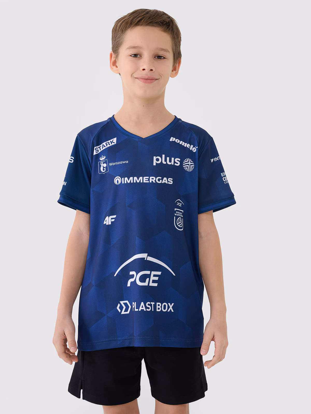 Koszulka meczowa replika wyjazdowa z sezonu 2024/25 dziecięca 4F x PGE Projekt Warszawa - multikolor