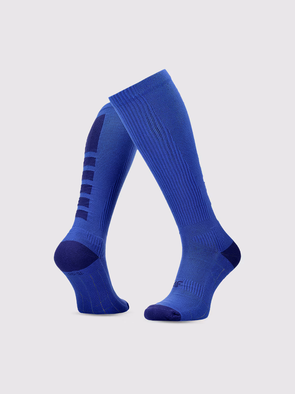 Podkolanówki do biegania uniseks - niebieskie