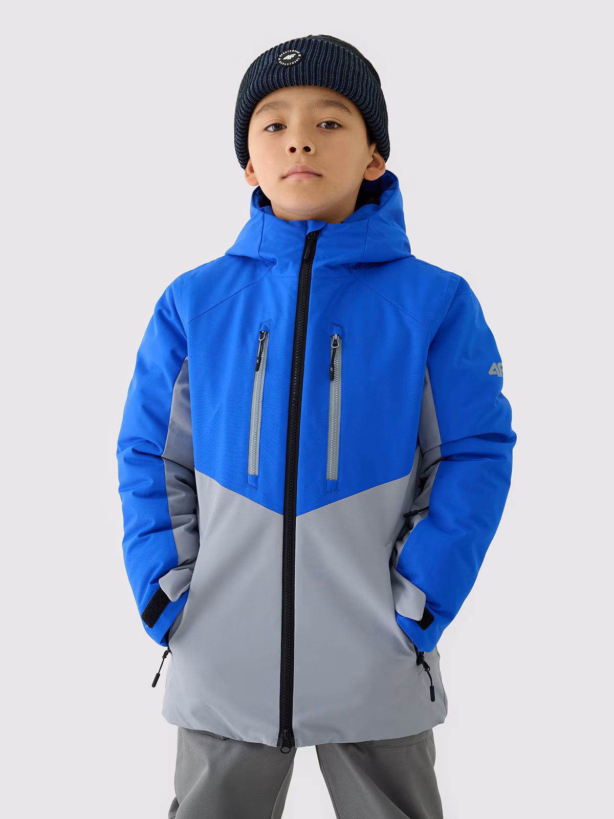 Kurtka narciarska membrana 10000 chłopięca - zielona