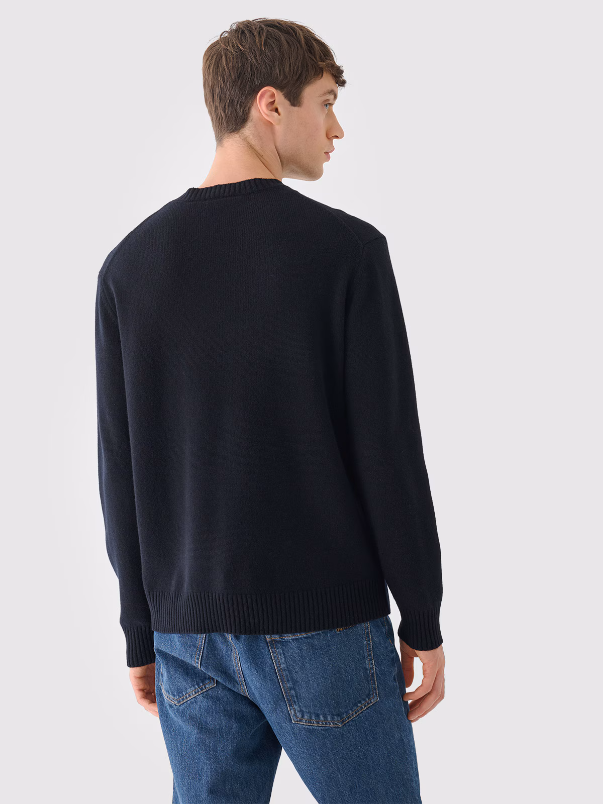 Sweter wełniany męski Outhorn - brązowy