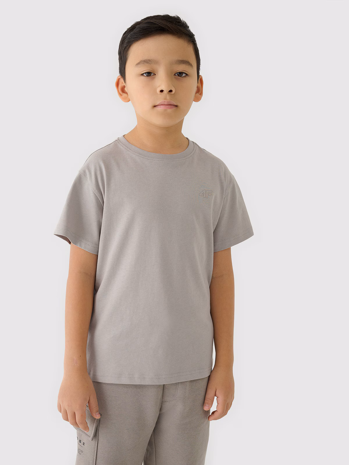 T-shirt gładki (2-pack) dziecięcy - multikolor