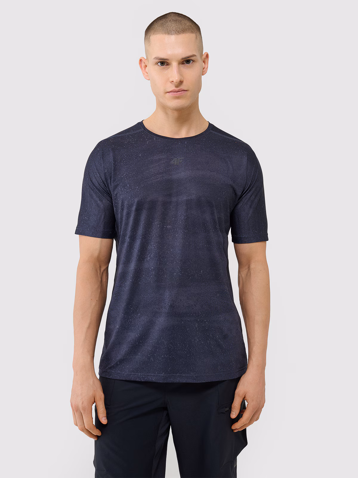 Koszulka rowerowa szybkoschnąca męska - czarna