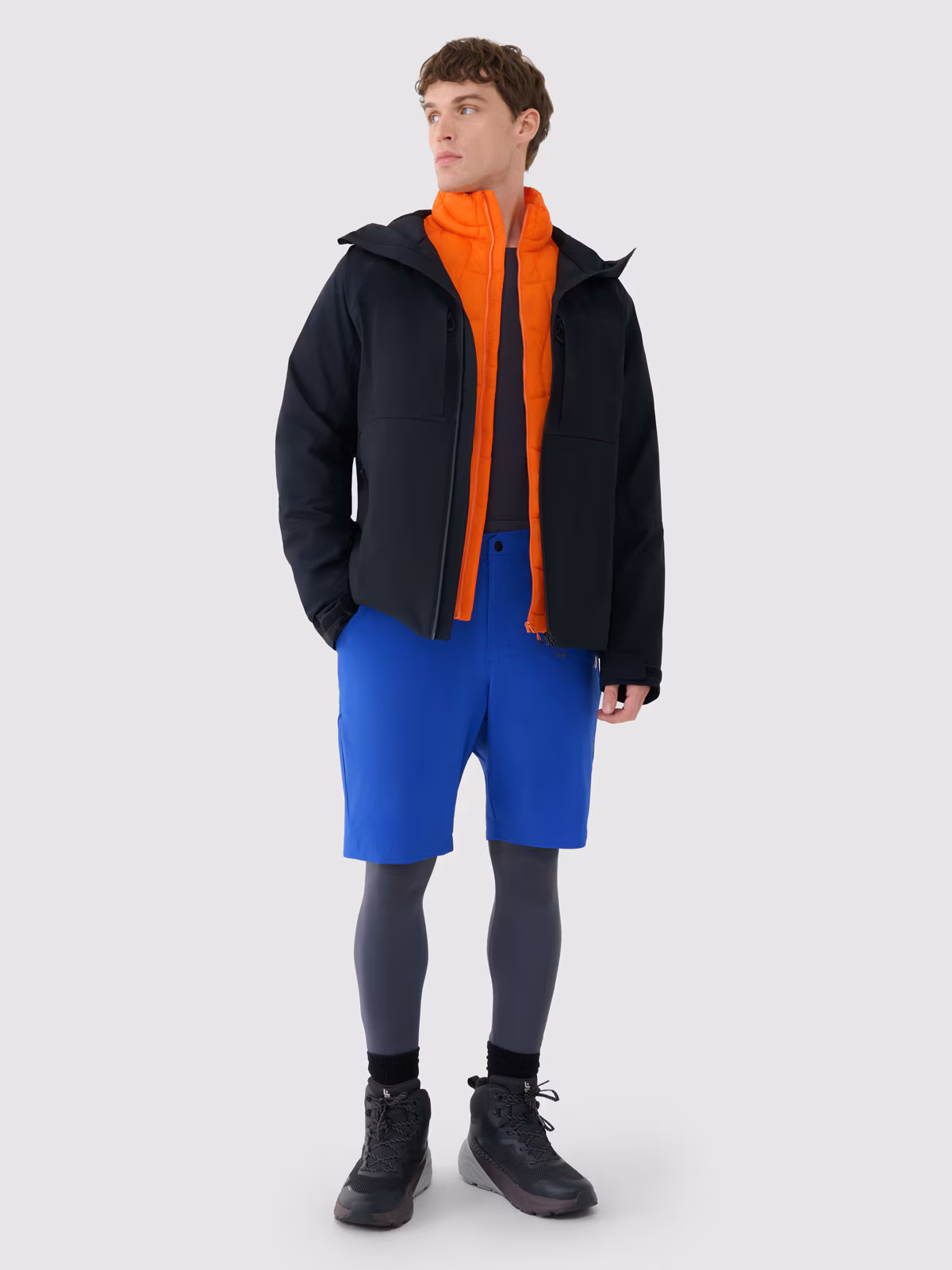 Spodenki trekkingowe 4Way Stretch męskie - granatowe