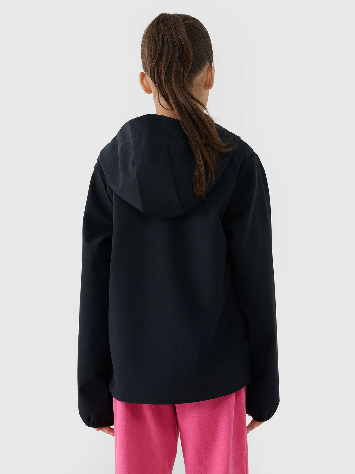 Kurtka softshell wiatroodporna membrana 5000 dziewczęca - różowa