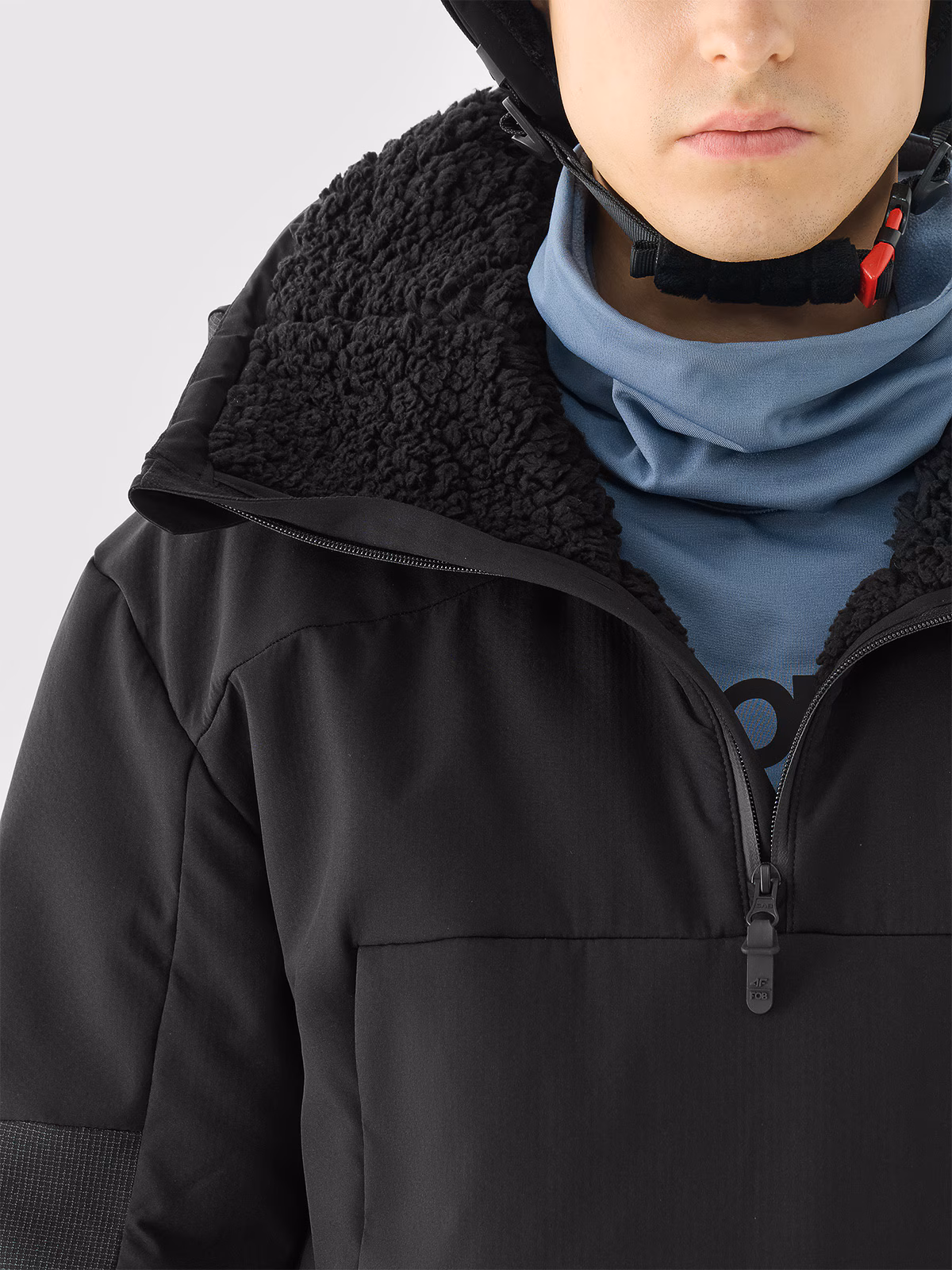 Kurtka snowboardowa membrana 8000 męska - czarna