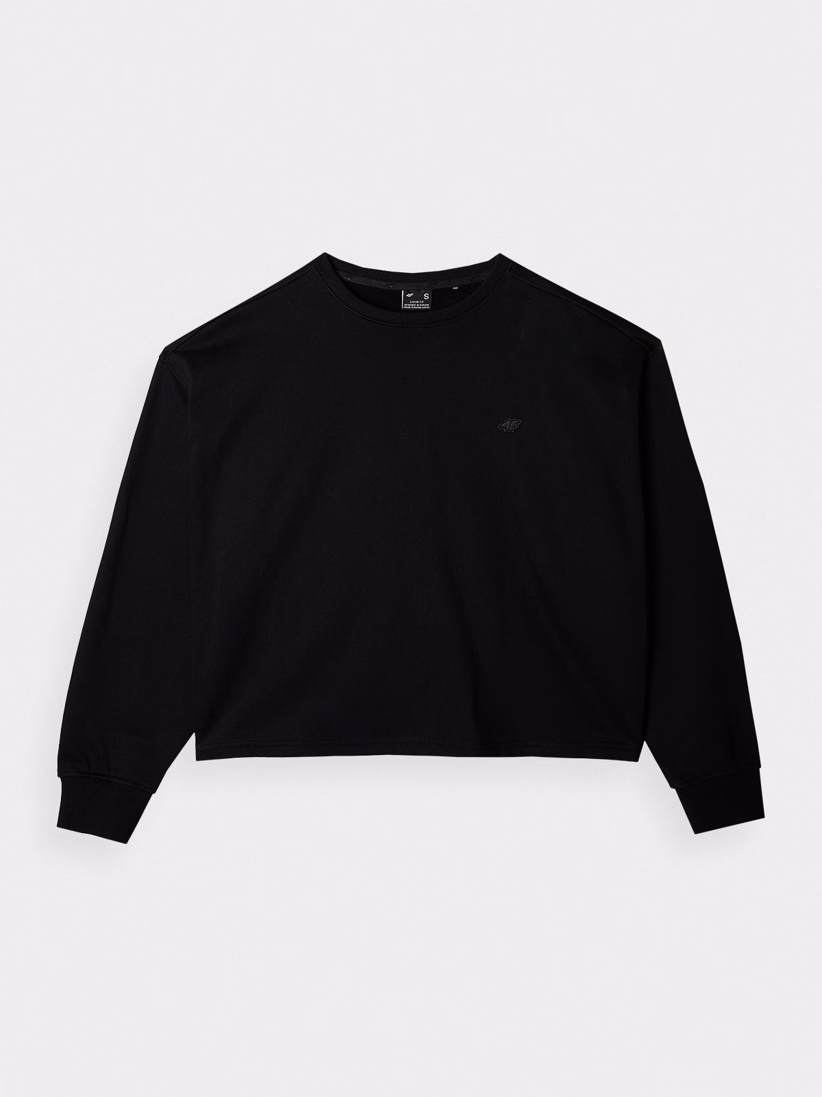 Bluza dresowa nierozpinana bez kaptura damska - różowa