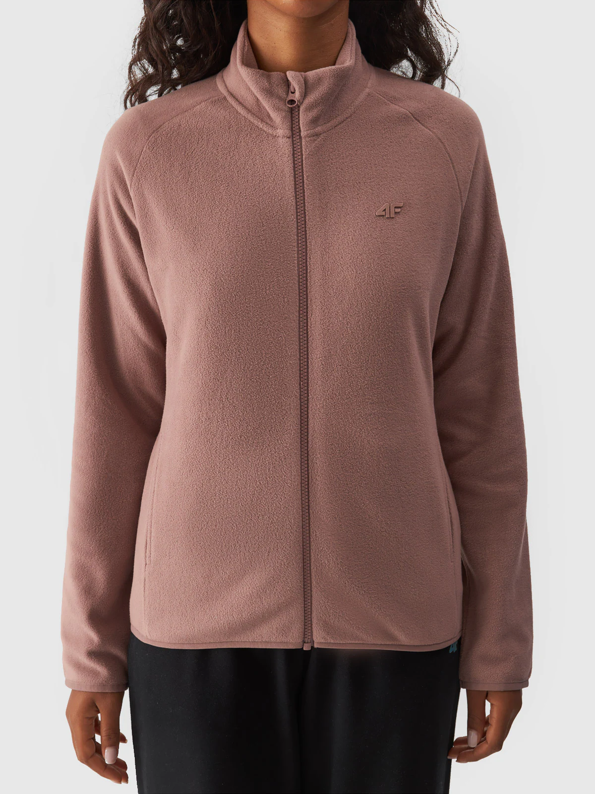 Polar ze stójką regular damski - czarny