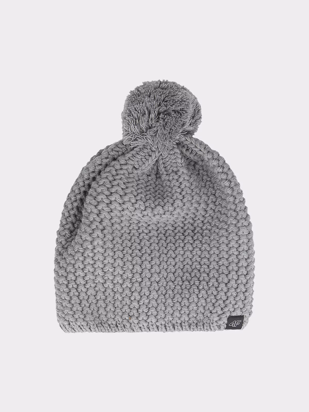 Czapka zimowa z pomponem męska - niebieska