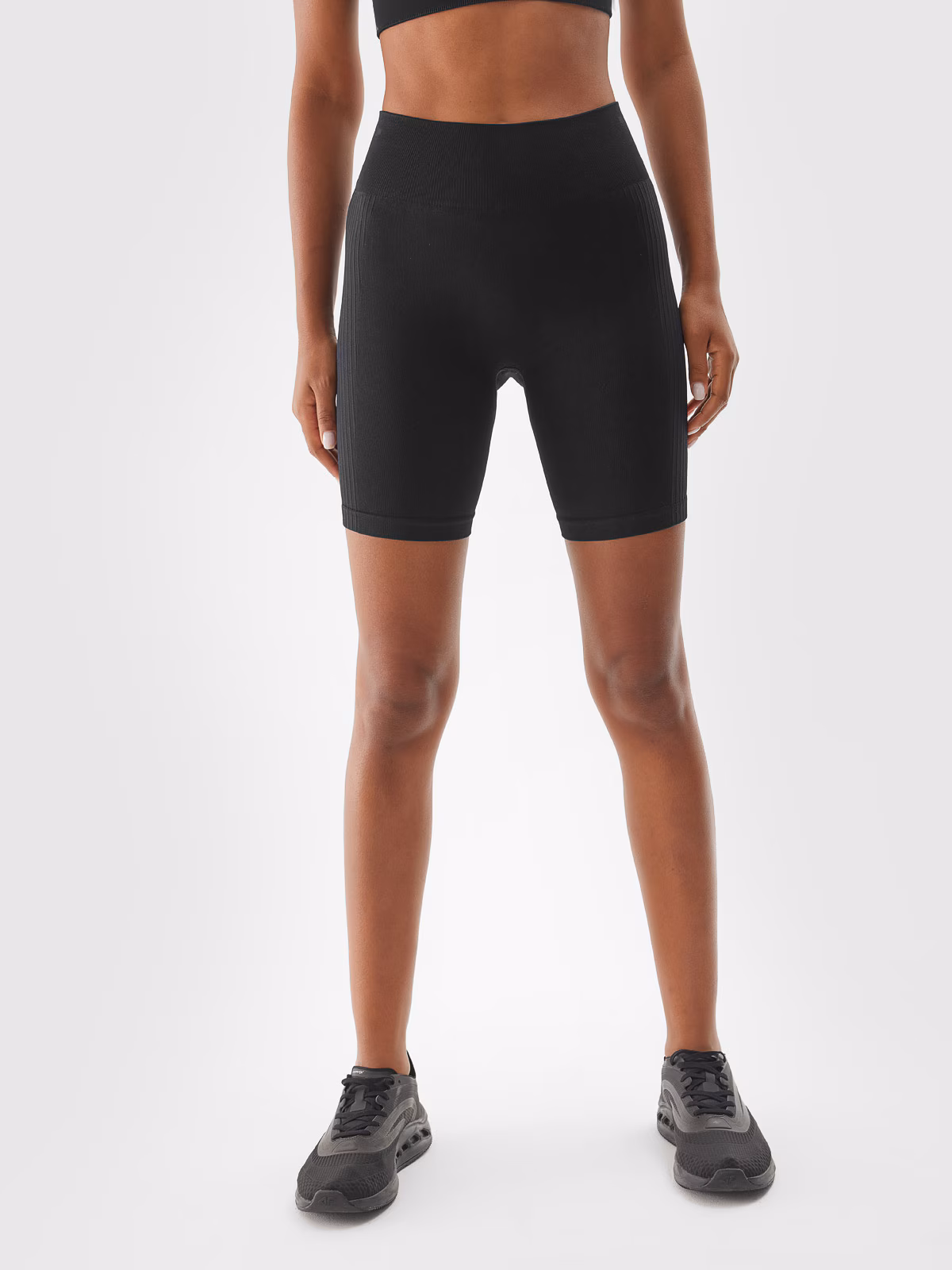 Legginsy kolarki treningowe damskie - fioletowe