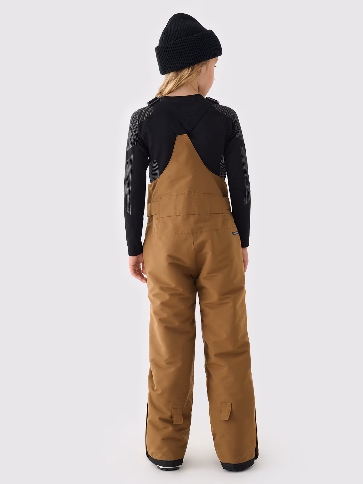 Spodnie snowboardowe membrana 10000 chłopięce - brązowe