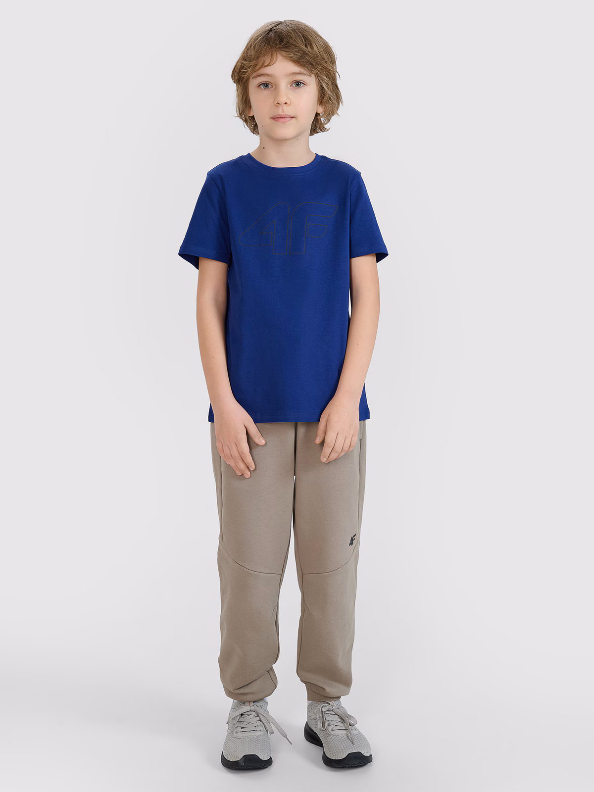 T-shirt z nadrukiem chłopięcy - turkusowy